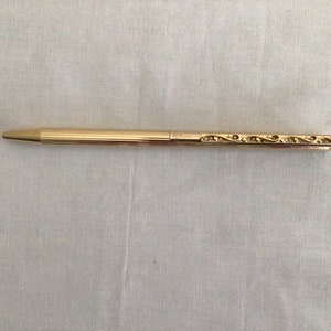 S.T. DuPont Ballpoint Pen Gold Colored Rare Vintage