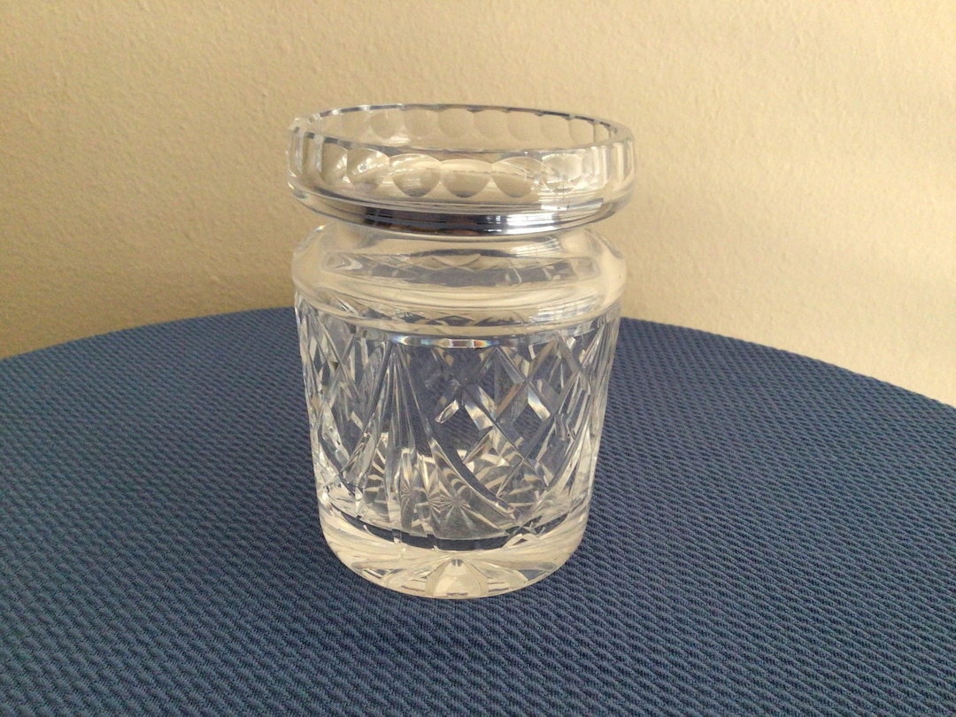 Vintage Waterford Crystal Honey Jar Missing Lid Etsy UK