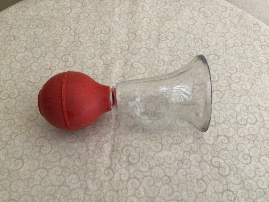 Vintage Glass Breast Pump 1940s Etsy