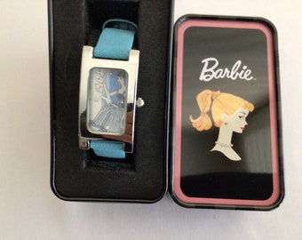 Barbie 1963 Vintage Watch Blue Strap Made in 2004 New Watch and Battery