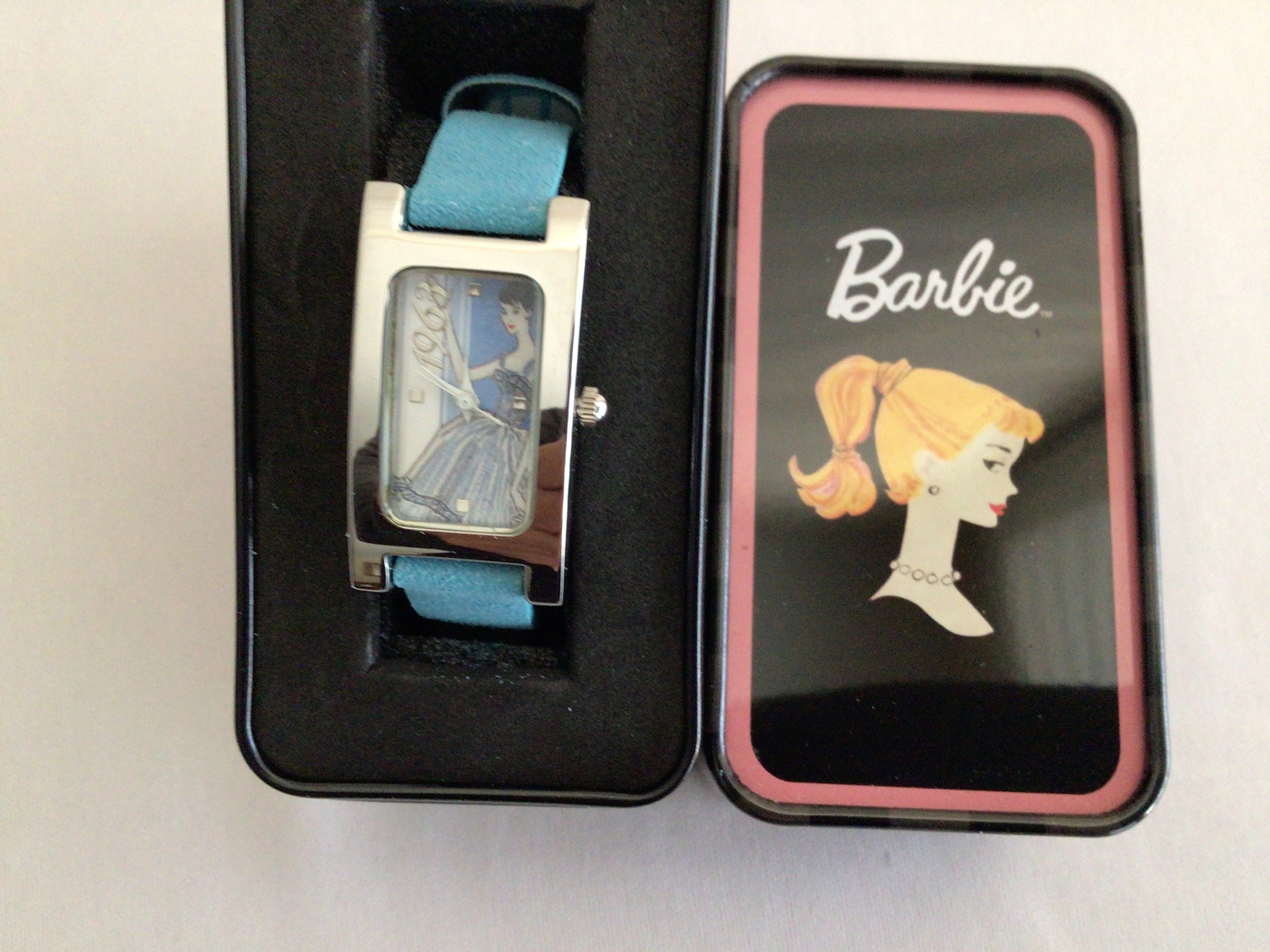 Barbie 1963 Vintage Watch Blue Strap Made in 2004 New Watch and Battery