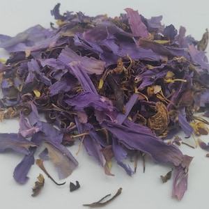 8 oz. Blue Lotus Flowers Sacred Lily Nymphaea Caerulea Organic (Thailand)