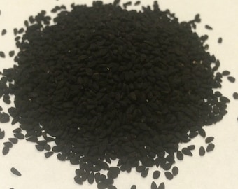 Black Seed (Nigella Sativa) Black Cumin, Kalonji, Organic &amp; Kosher 1oz. -1 Lb.