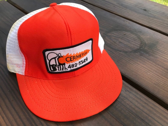 Vintage Cermetco Trucker Hat 70s 80s 