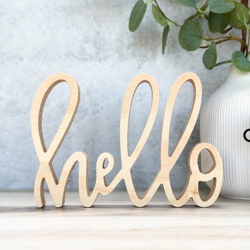 Hello Sign - Etsy