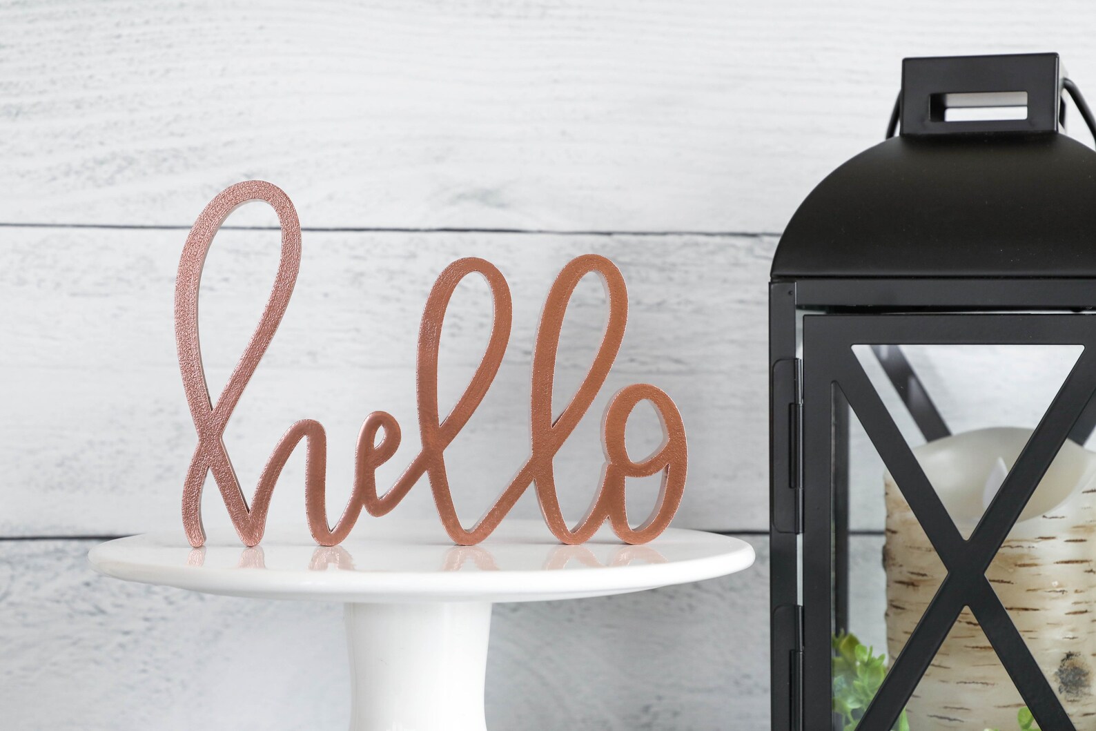 Hello Sign Decor Self Standing Perfect for the Home Etsy