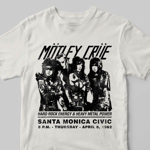 Misfit Nikki Motley Crue Nikki Sixx T Shirt Glam Rock Hair Metal Heavy Metal The Dirt Movie 1980s Retro Tommy Lee Misfits Danzig mick mars