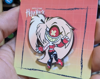 Cherri Bomb / Hellaverse Fanmerch / Hazbin Hotel Pins / Black