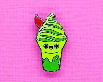 Peter Pan Float Pin / Fantasy Pins / Hard Enamel / Cute Food / Dole Whip Gift / Kawaii Style