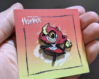 Niffty 44mm Pin Badge Set | Hazbin Hotel Button Collection (set of