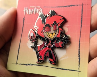 Hazbin Hotel Alastor Valentines Pin ( INSTOCK ) - Etsy