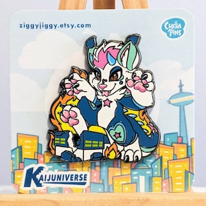 Zyrelie Kaiju Pin / Kaijuniverse / Hard Enamel / Giant Monsters Theme / Chibi Kawaii Style