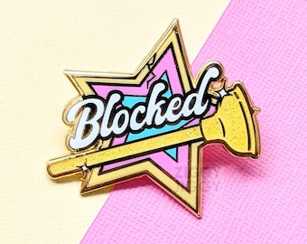 Platinum Plunger Pin / Blocked / Hard Enamel / Drag Queen Fan Merch / Drag Race All Stars 7 / Rupeter Badge / LGBTQ