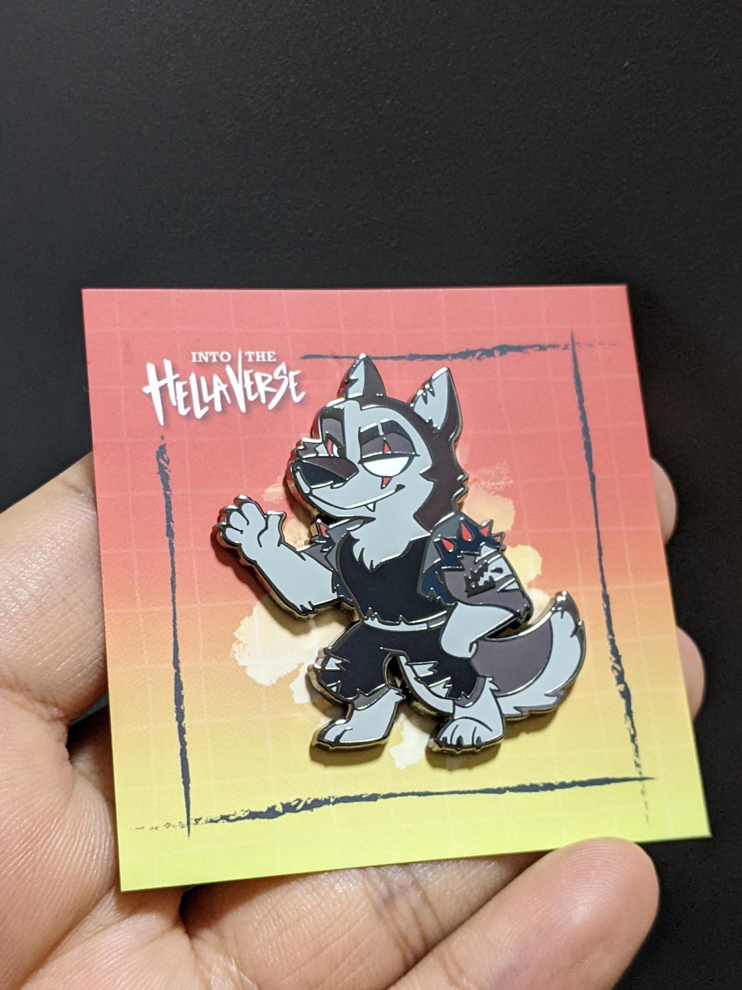 Vortex / Hellaverse Fanmerch / Helluva Boss Pins / Black Plated Hard ...