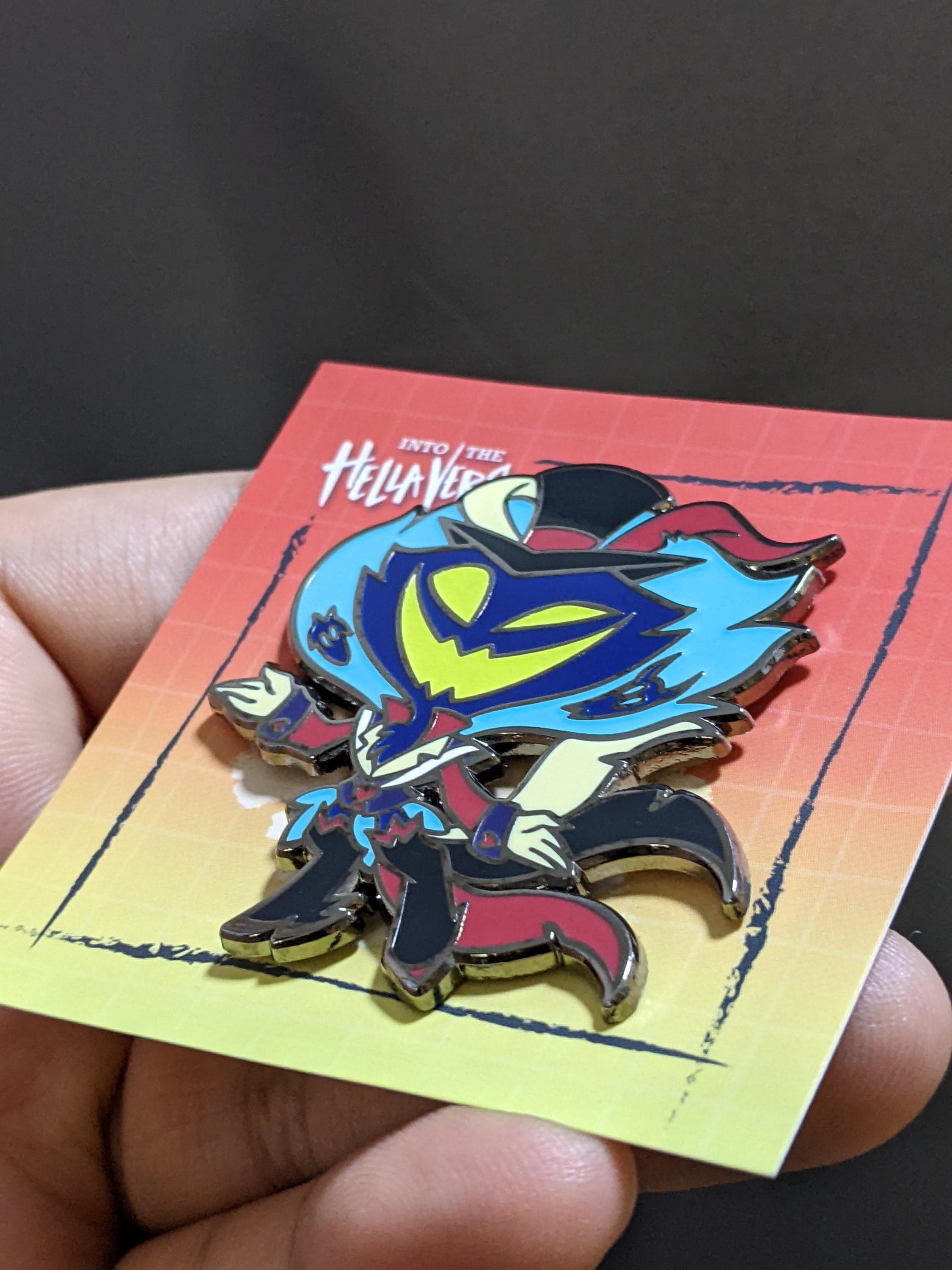 Asmodeus / Ozzie / Hellaverse Fanmerch / Helluva Boss Pins / Black