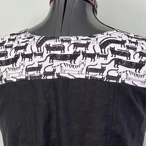 Skinny cats print cotton