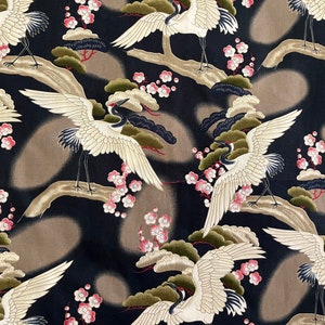 Bird print cotton