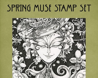 Spring Muse Digital Stamp Set