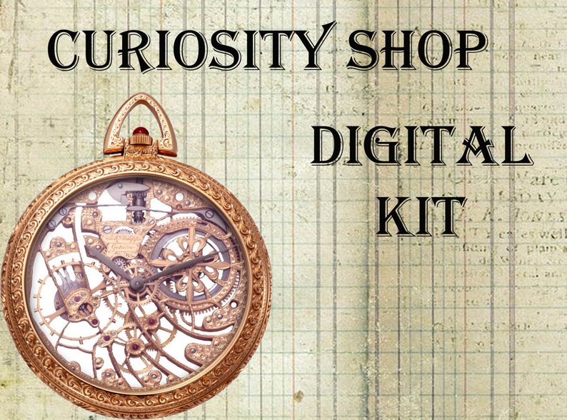 Curiosity Shop Digital Craft Kit image 0