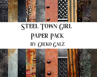 Steel Town Digital Paper Pack