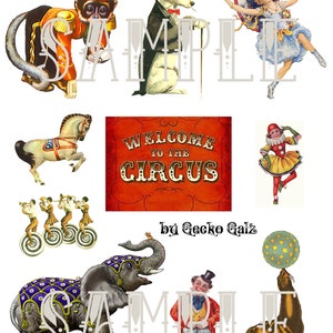 Bienvenue sur la feuille de collage de cirque
