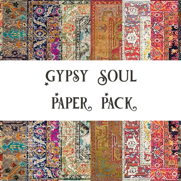 Gypsy Soul Digital Paper Pack