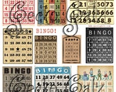 Bingo Cards Digital Collage Sheet