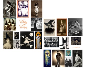 Witchy Women Digital Collage Set