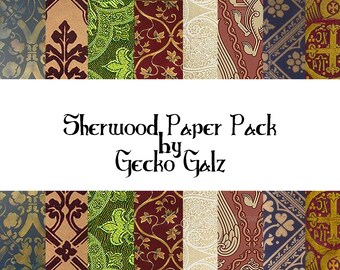Sherwood Digital Paper Pack