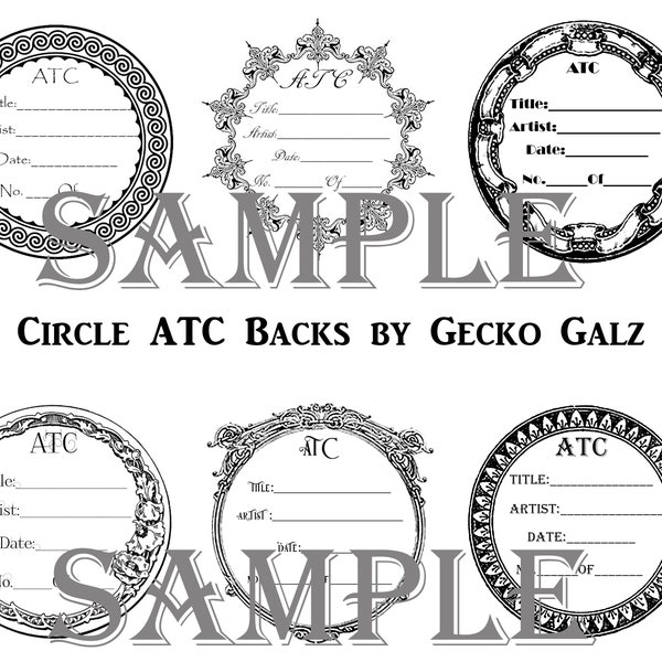 Atc Trading Cards - Etsy