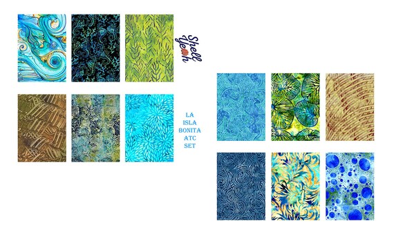 La Isla Bonita Digitale ATC Set Etsy Nederland