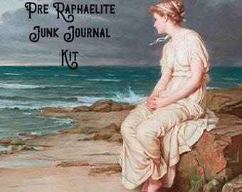 Pre Raphaelite Junk Journal Digital Kit