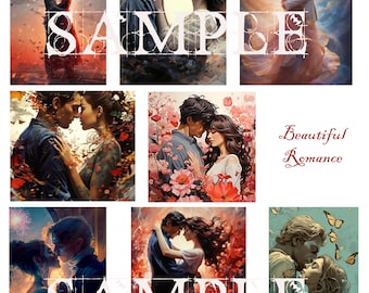 Beautiful Romance Digital Collage Sheet