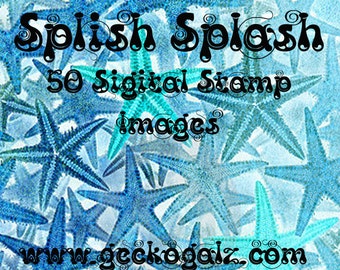 Splish Splash Digital Stamp Set