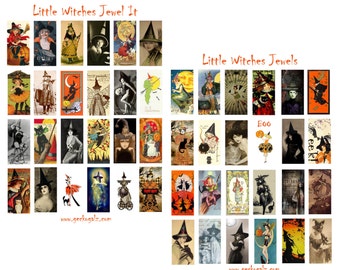 Little Witches Domino Collage Set