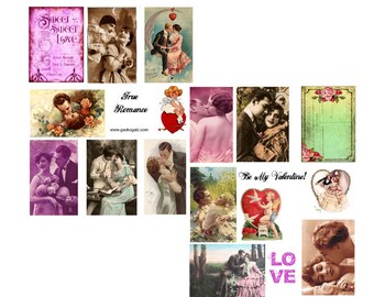 True Romance Digital Collage Set