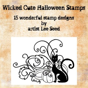 Wicked Niedliche Halloween Digitale Stempel von Lee Seed