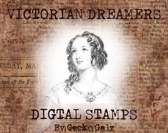 Victorian Dreamers Digital Stamp Set