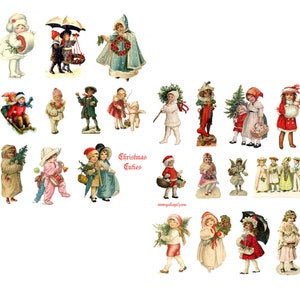 Christmas Cuties Digital Collage Set