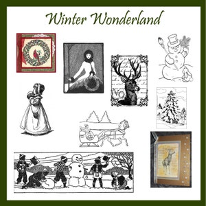 Winter Wonderland Digital Stamp Set image 2