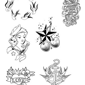 Tattoo Love Digital Stamp Set image 2