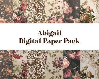 Abigail Digital Paper Pack