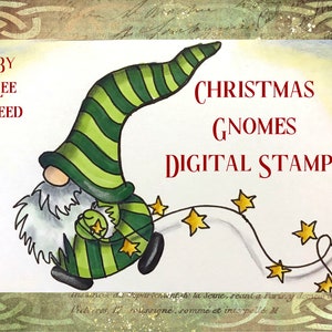 Weihnachtswichtel Digital Stamp Set von Lee Seed