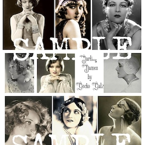 Darling Dames Foglio di collage digitale