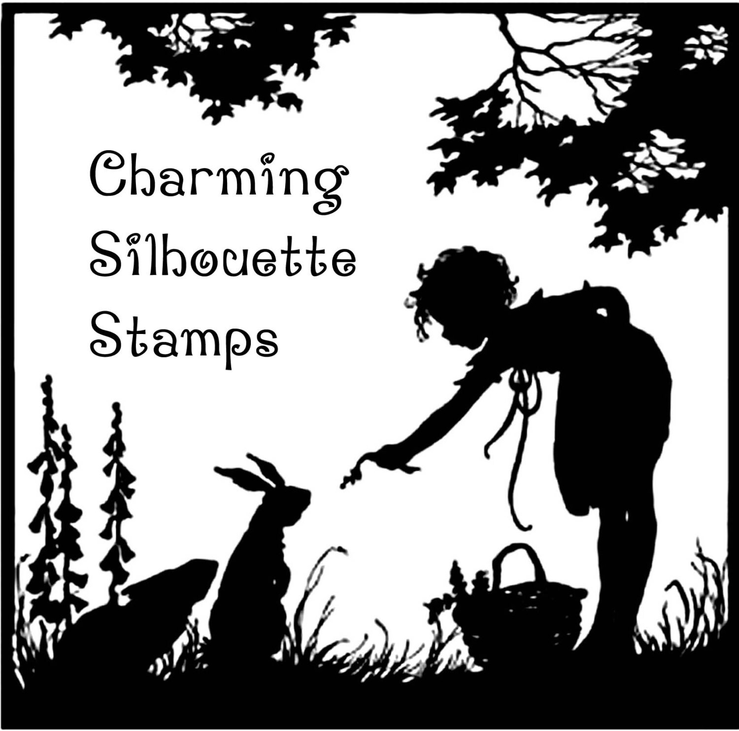 Charming Sihlouette Stamp Set - Etsy, image size:1500x1484