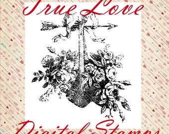 True Love Digital Stamp Set