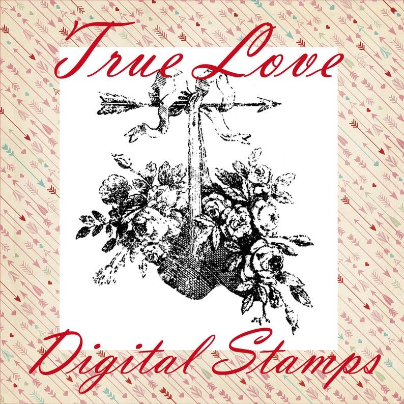 True Love Digital Stamp Set image 1