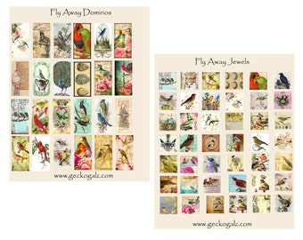 Fly Away Jewelery designs Collage Set