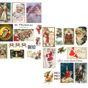 St. Nicholas Digital Collage Set