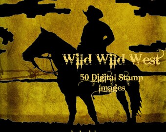 Wild Wild West Digital Stamp Set